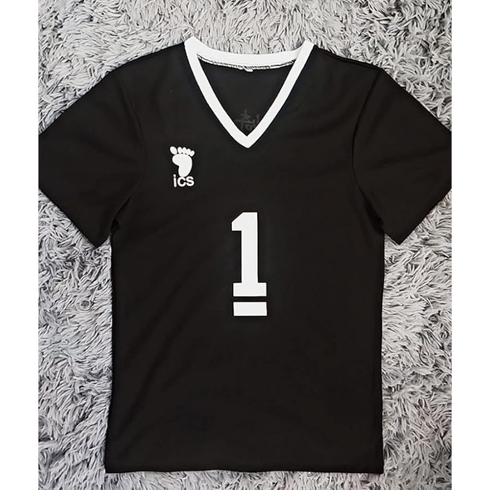 アイドル UNIFORM T-SHIRT I.N Haikyuu!! Fukurodani Academy Bokuto Koutarou T-Shirt Jersey